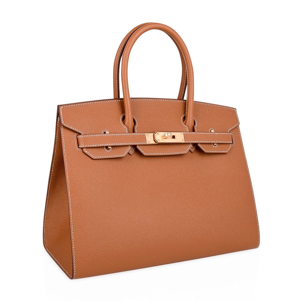 Birkin 30 Sellier Bag Gold Veau Graine Monsieur Brass Limited Edition