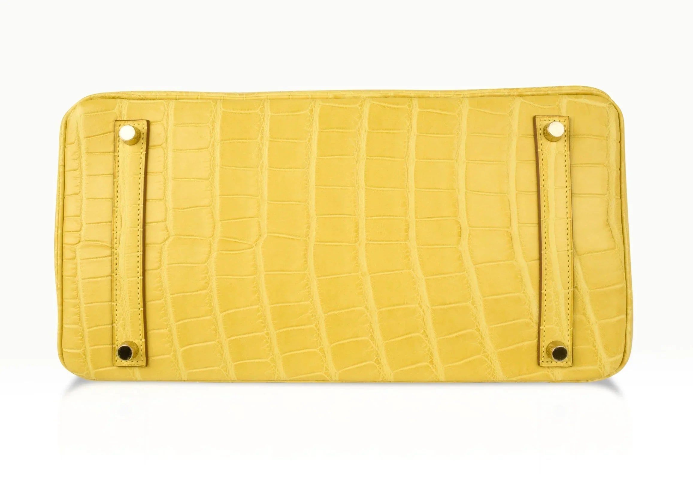 Birkin 35 Bag Matte Alligator Mimosa Gold Hardware Crazy Fabulous