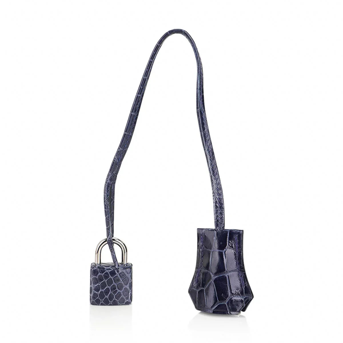 Birkin 35 Bleu Roi Porosus Crocodile Palladium Hardware