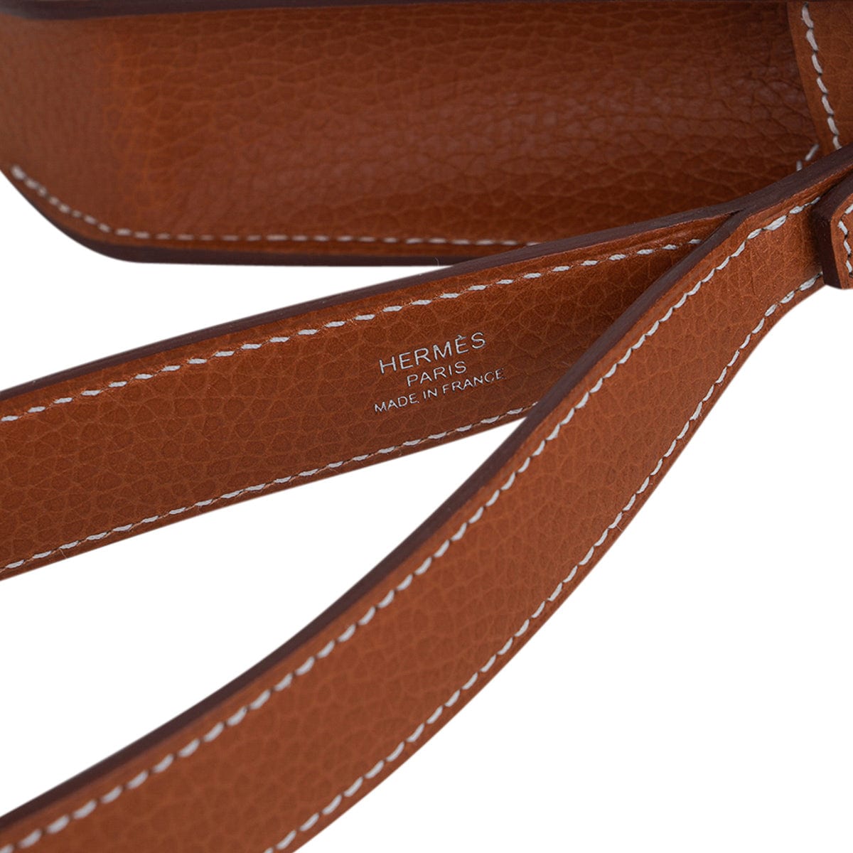 Kelly Depeches 25 Pouch Fauve Galop D’Vache Palladium Hardware