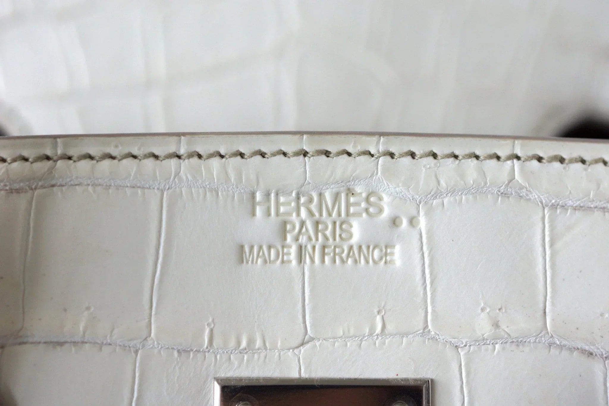 Birkin 35 Bag White Himalaya Exquisite Skin Limited Edition