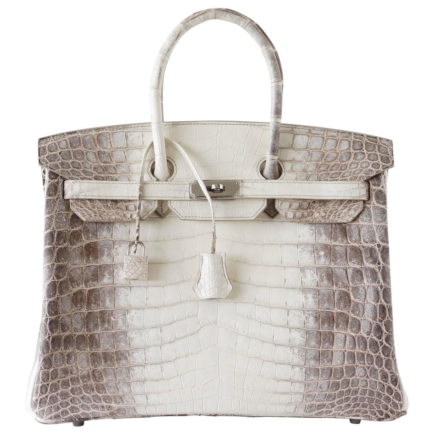 Birkin 35 Bag White Himalaya Exquisite Skin Limited Edition