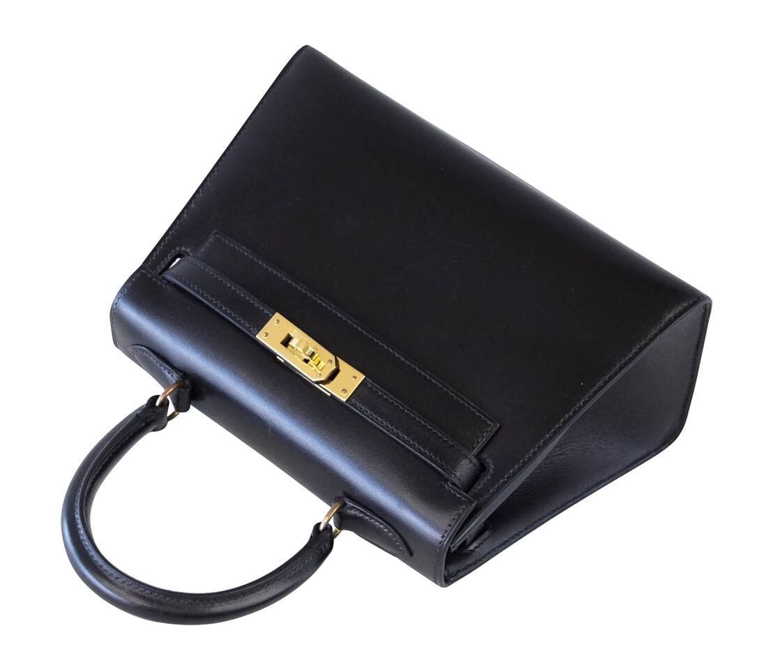 Kelly 20 Mini Sellier Vintage Bag Box Leather Gold Hardware