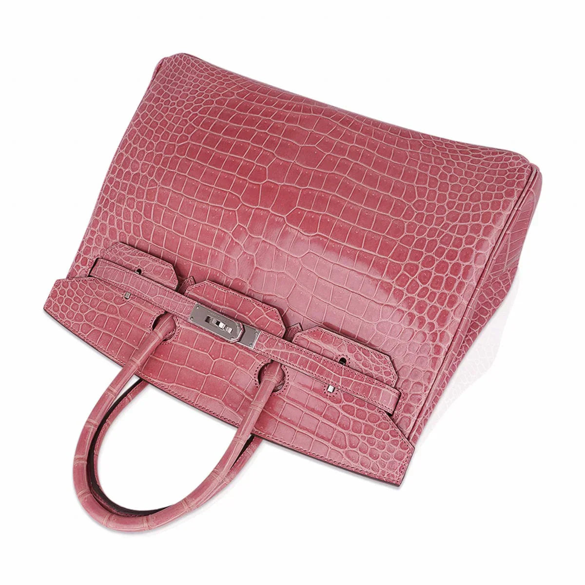 Birkin 35 Rose Indien Porosus Crocodile Bag – Rare Retired Colour
