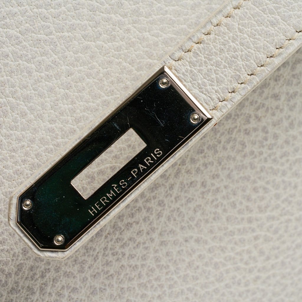 Kelly 35 Bag Dalmation Buffalo Skipper Palladium Hardware