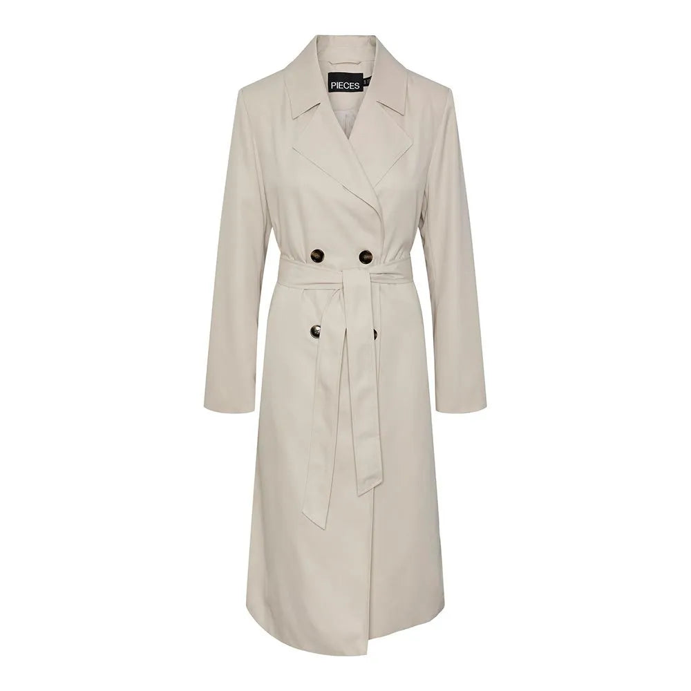 Mittel-bis Lang Geschnittener Trenchcoat
